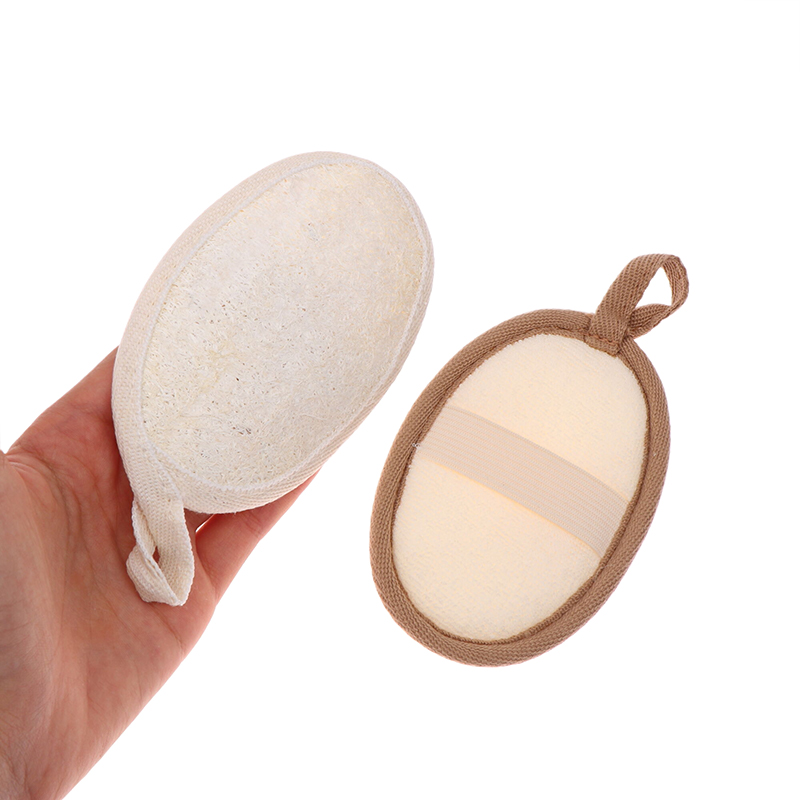 Body Loofah Natural - Natural Loofah Body Scrubber Bath Exfoliating