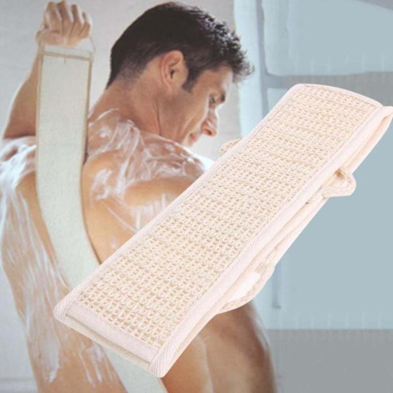 Body Loofah Natural - 28TA 70cm Natural Loofah Back Scrubber